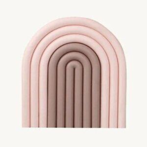 Arch Trivet Bowl Cushions.- Pink Tones
